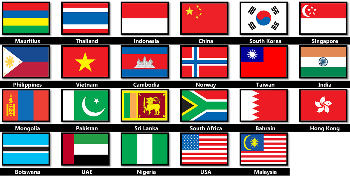 Corporate Clients of FrankieKnowledge from 23 countries