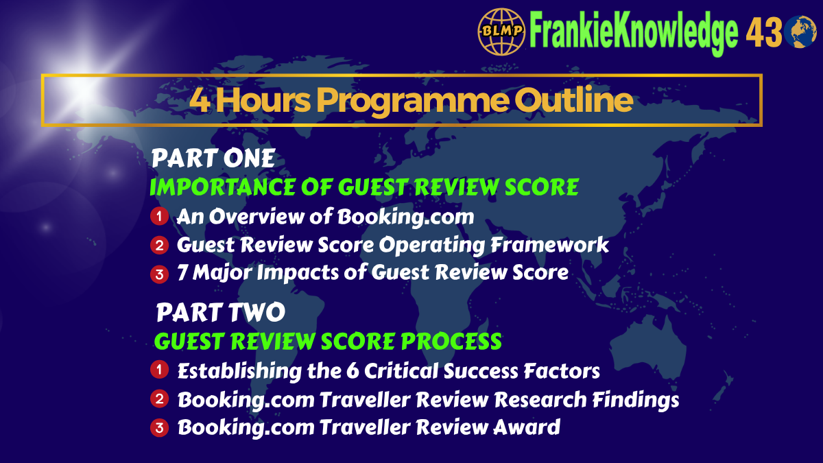 6.  How to achieve Guest Review Score of 9.0 on Booking.com Platform and significantly improve Hotel Room Bookings