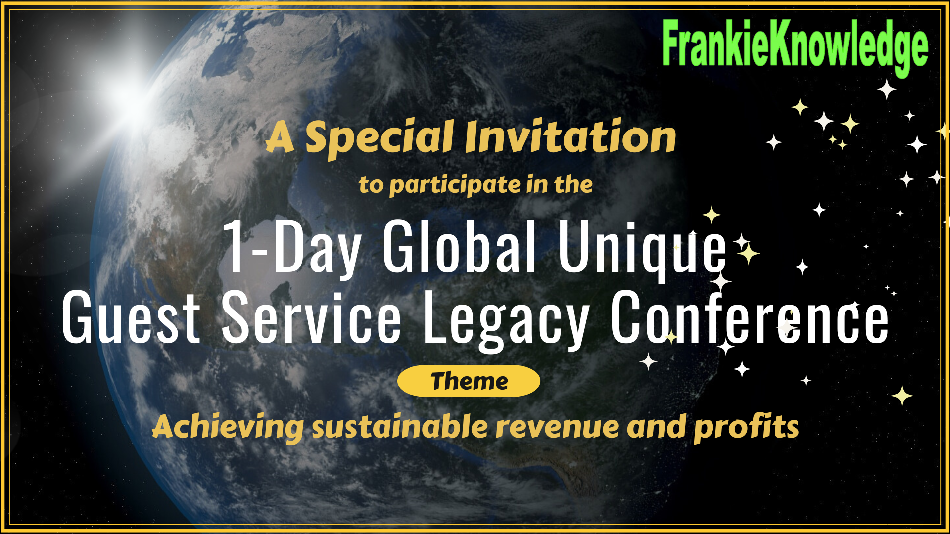 2025 Global Guest Service Legacy Conference by FrankieKnowledge