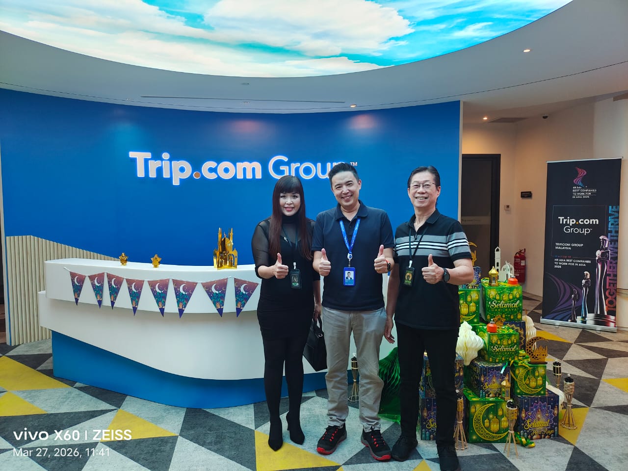 Frankie at Guest Review Score Meeting with Trip.com on 27th March 2026