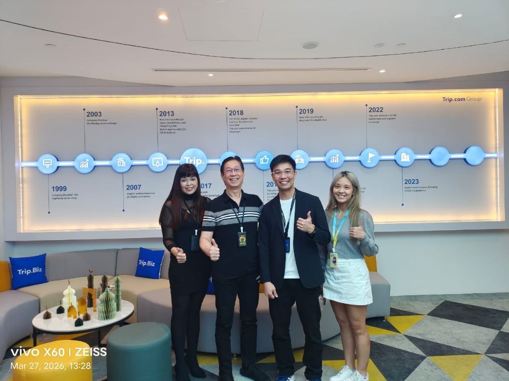 Frankie at Guest Review Score Meeting with Trip.com on 27th March 2026