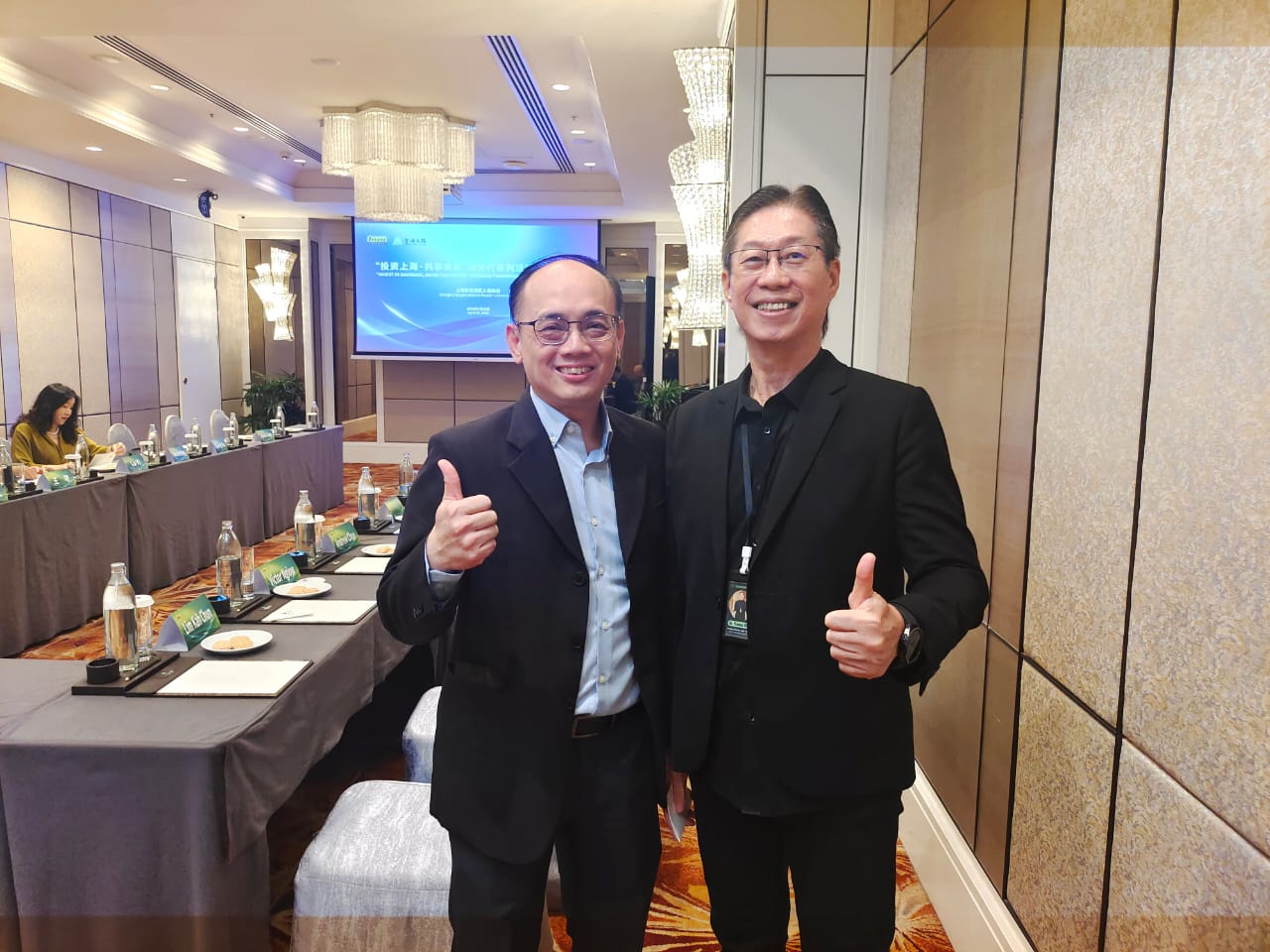 Frankie at the Invest in Shanghai Overseas Promotion Campaign organized by Shanghai QingPu District People’s Government (7)