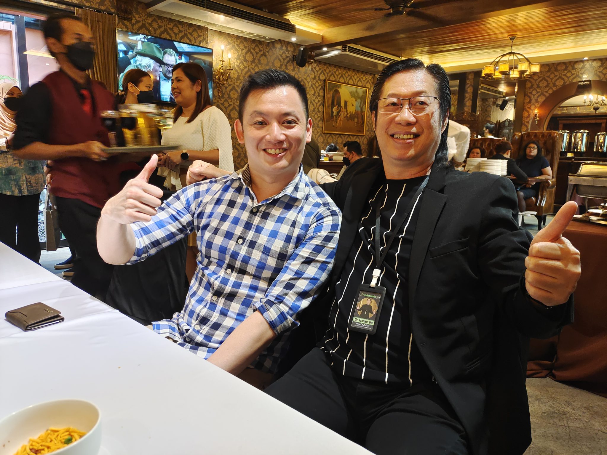 Frankie at Booking.com Get Together Event on 25th August 2022-4