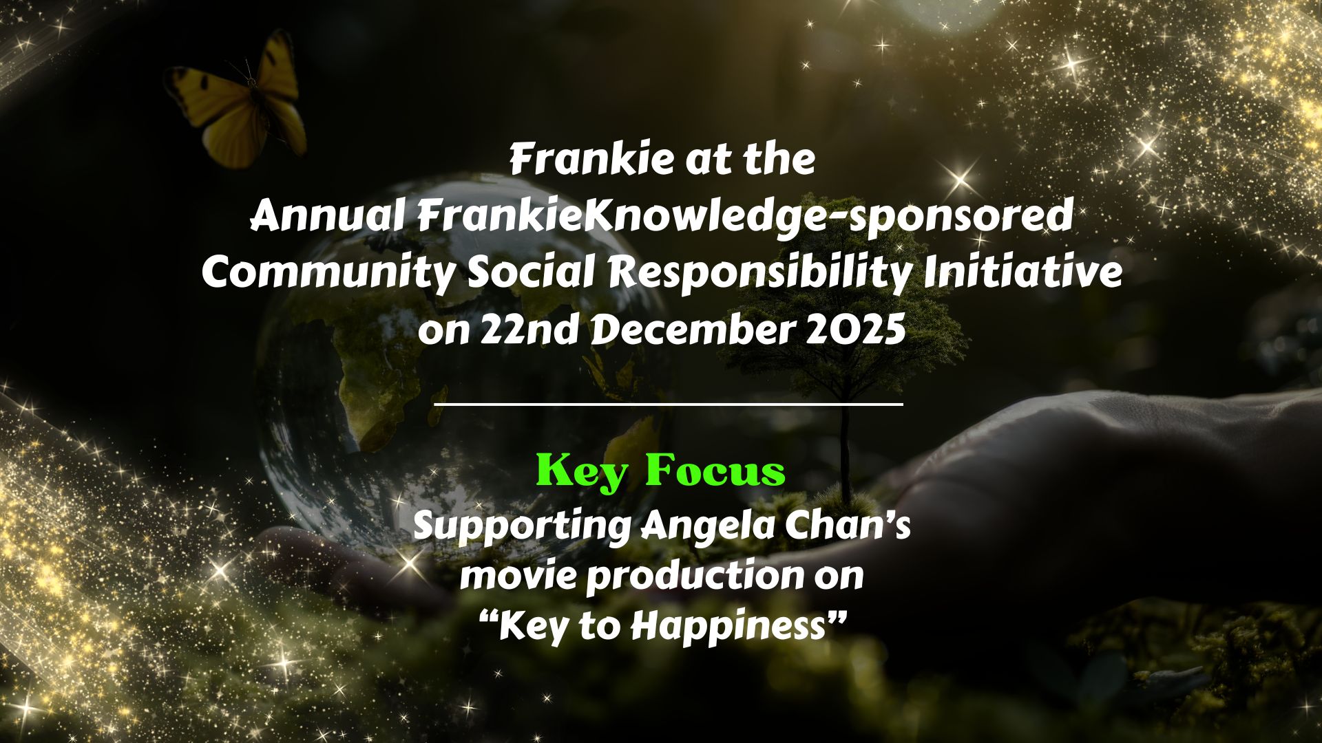 Frankie at the Annual FrankieKnowledge-sponsored Community Social Responsibility Initiative on 22nd December 2025